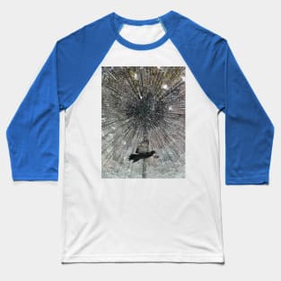 Fountain Water Bird Freedom Design Baseball T-Shirt